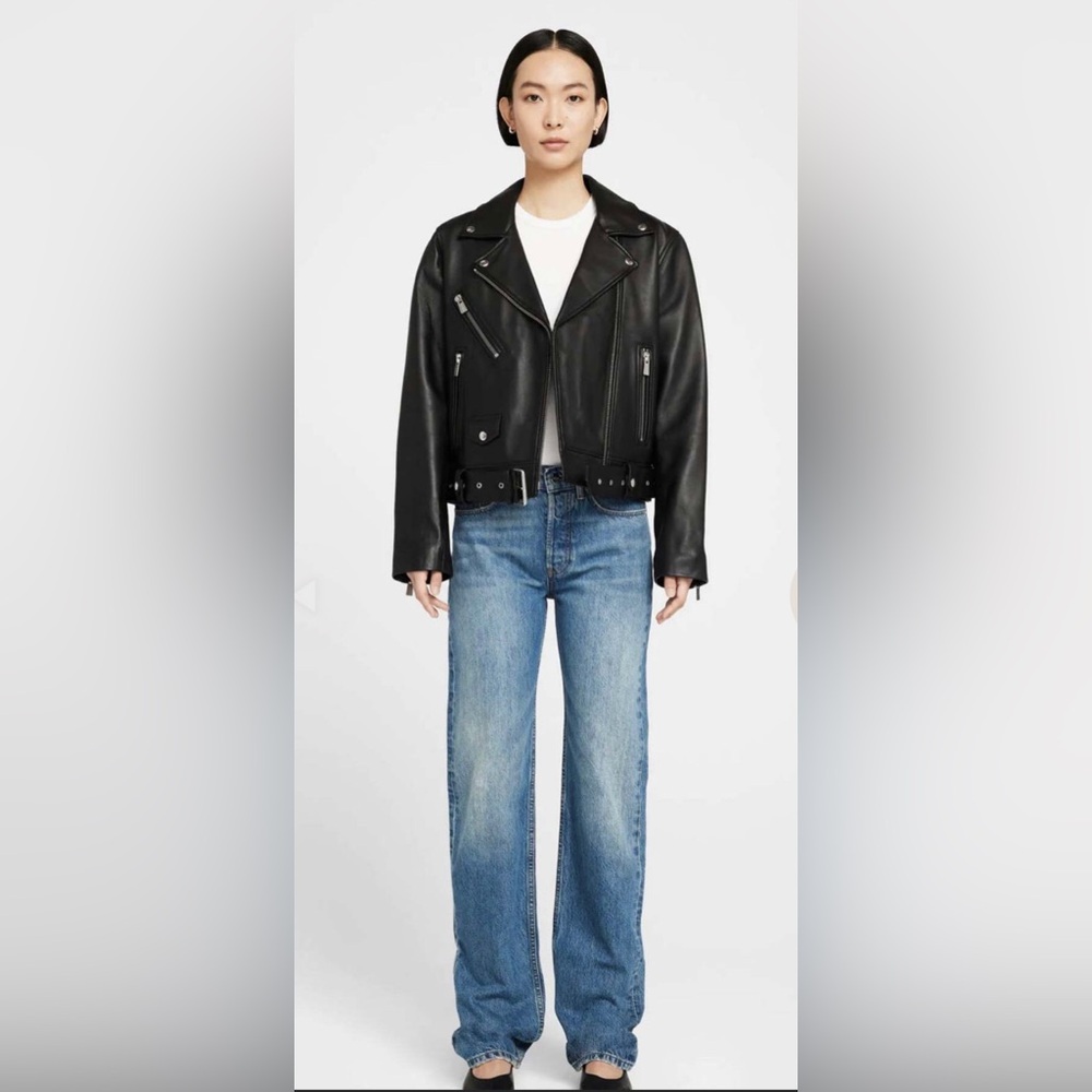 ANINE BING Benjamin Moto Leather Jacket